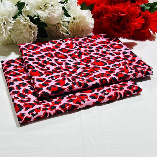 Ladies 2-Piece – Micro Polo Cotton with Floral Print | D-096