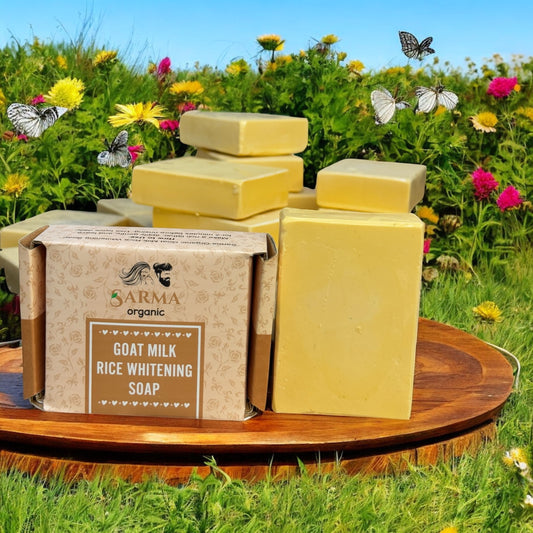 Goat Milk & Rice Whiting Tightening Soap