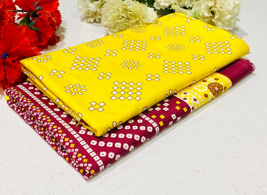 Ladies 2-Piece – Micro Polo Cotton with Floral Print | D-131